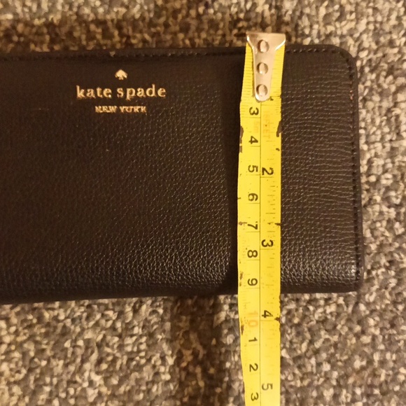 Kate spade slim bifold wallet Darcy black leather - Picture 10 of 10